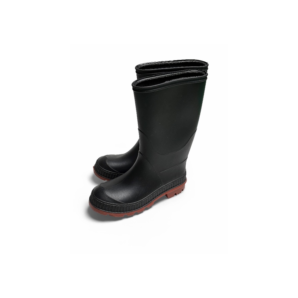 Kids Black Rain Boots (Size 13)